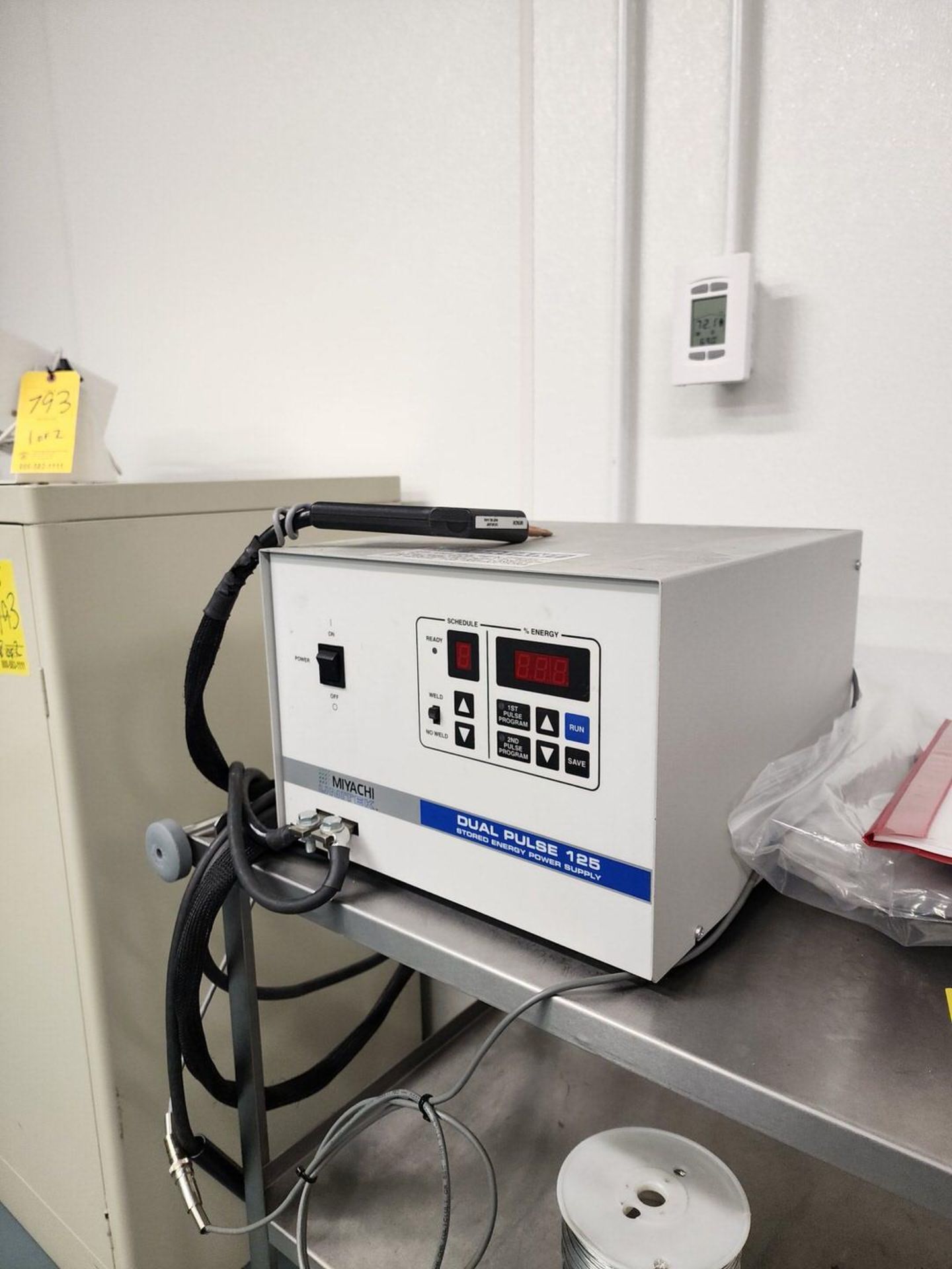 Miyachi Dual Pulse 125 Stored Energy Resistance Welding Power Supply W/ Contents - Image 4 of 9