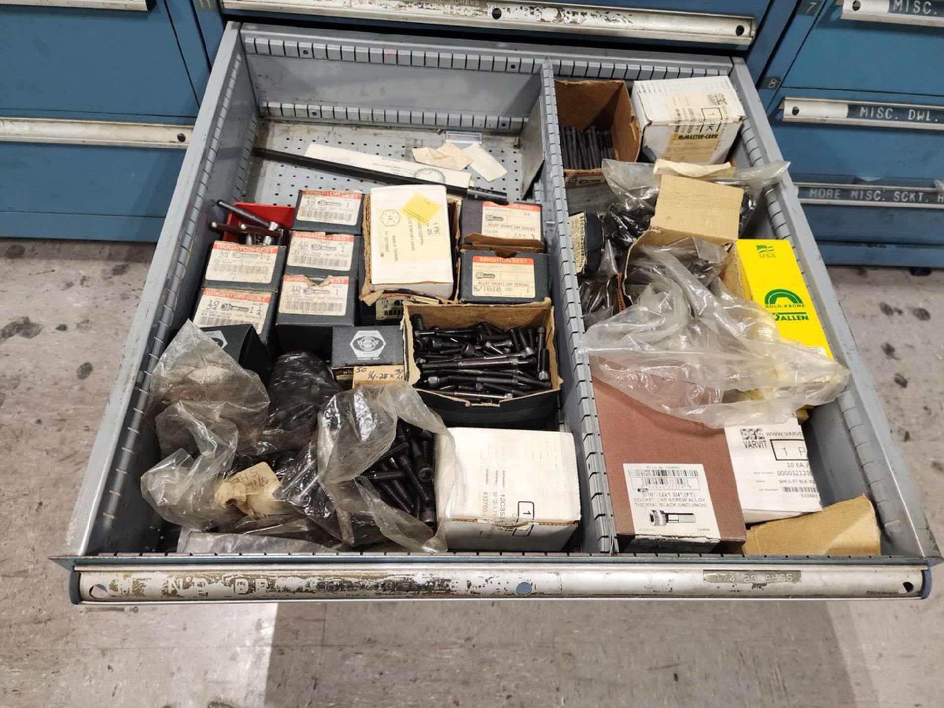 Modular Matl. Cabinets W/ Assorted Contents; W/ (1) Matl. Bin - Image 56 of 61