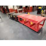 (7) Assorted Rolling Material Carts