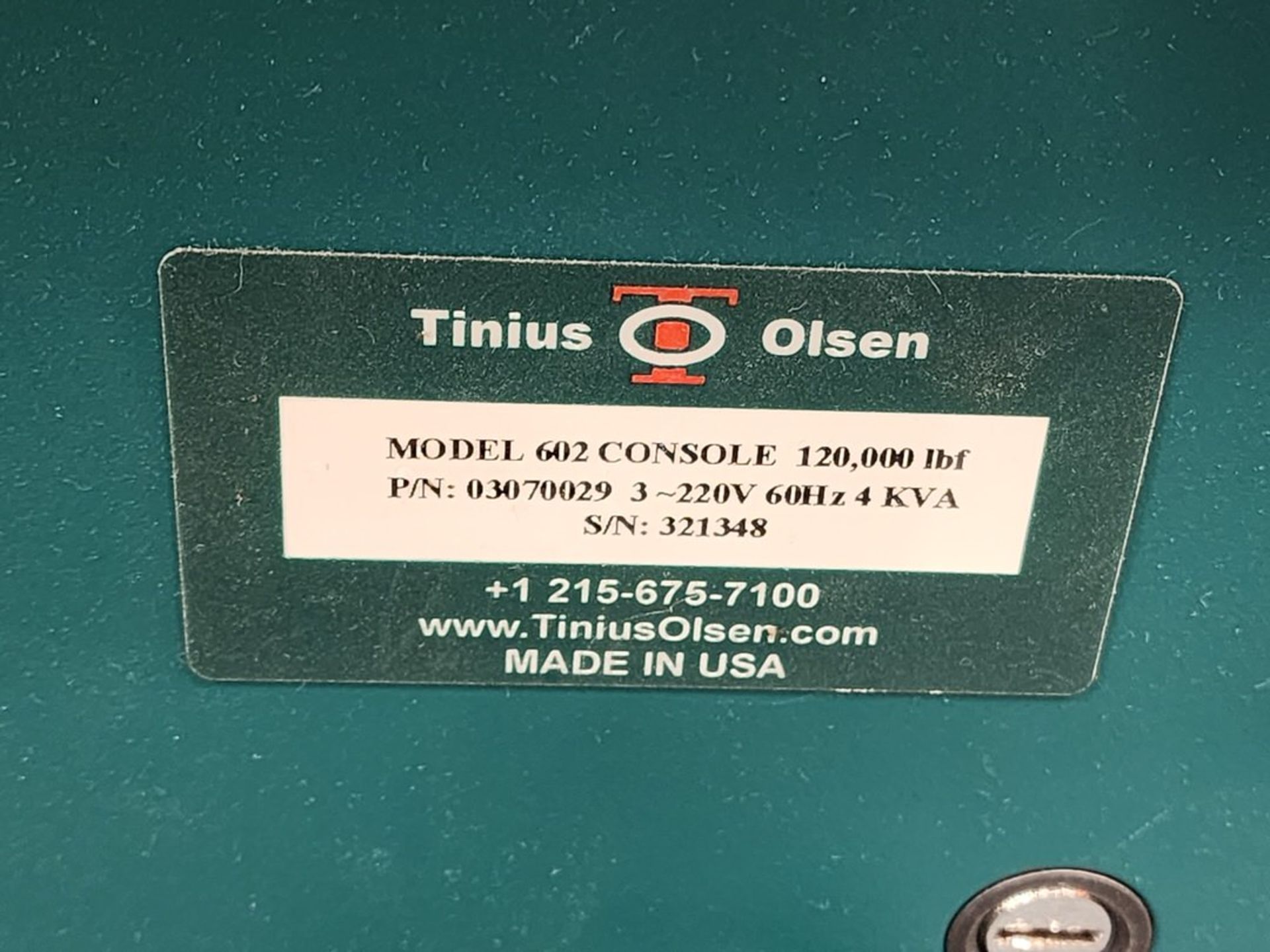 Tinius Olsen Servo Super "L" Universal Testing Machine 120,000lbs Cap; W/ T.O. Controller; W/ - Image 19 of 30