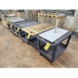 (6) Rolling Material Carts