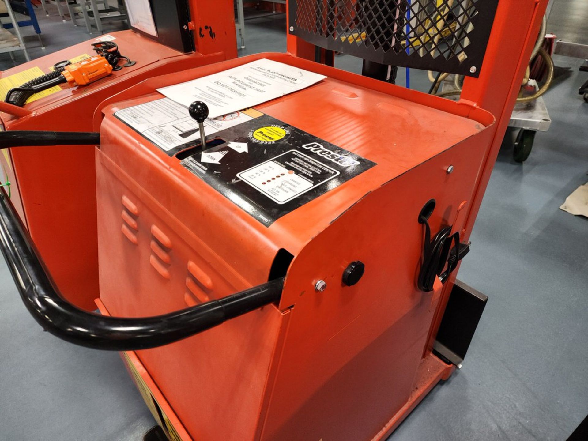 Presto C62A-400 Powered Lift Ele ForkStacker 400lb Cap. - Image 5 of 6