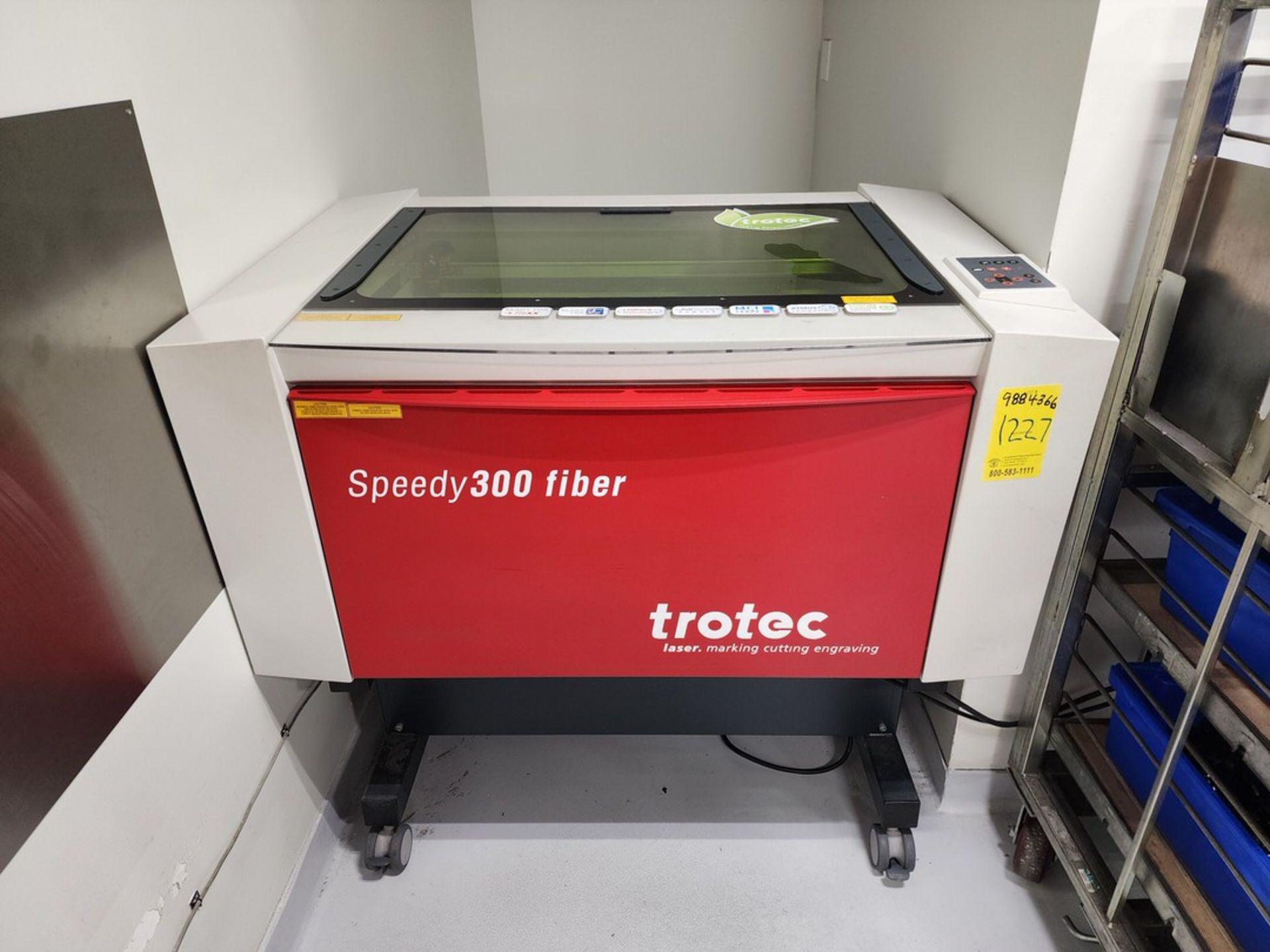 Trotec Speedy 300 Fiber Laser Marking Cutting Engraving Machine (Asset# 9884366)