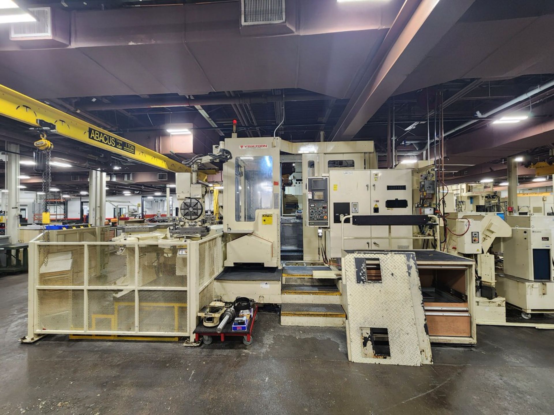 2002 Yasda YBM-700N 5-Axis Horizontal Maching Center W/ Fanuc Series 150i-M Controller