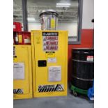 Just-Rite 15gal Flammable Cabinet W/ 6gal Locking Lid Container
