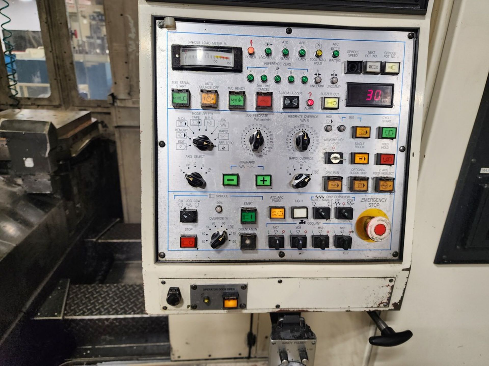 Yasda YBM-700N 5-Axis Horizontal Maching Center W/ Fanuc Series 150i-M Controller; (6) 25" - Image 26 of 38