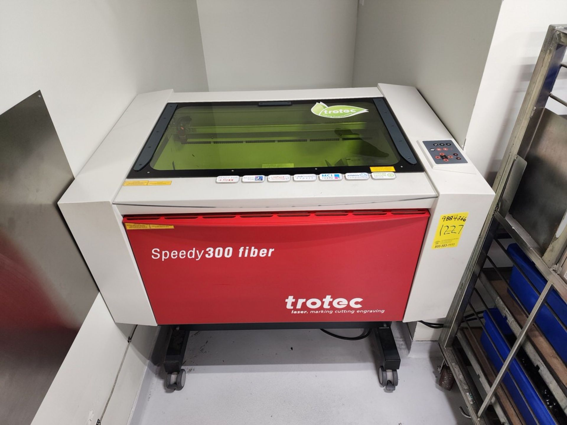 Trotec Speedy 300 Fiber Laser Marking Cutting Engraving Machine (Asset# 9884366) - Image 2 of 8