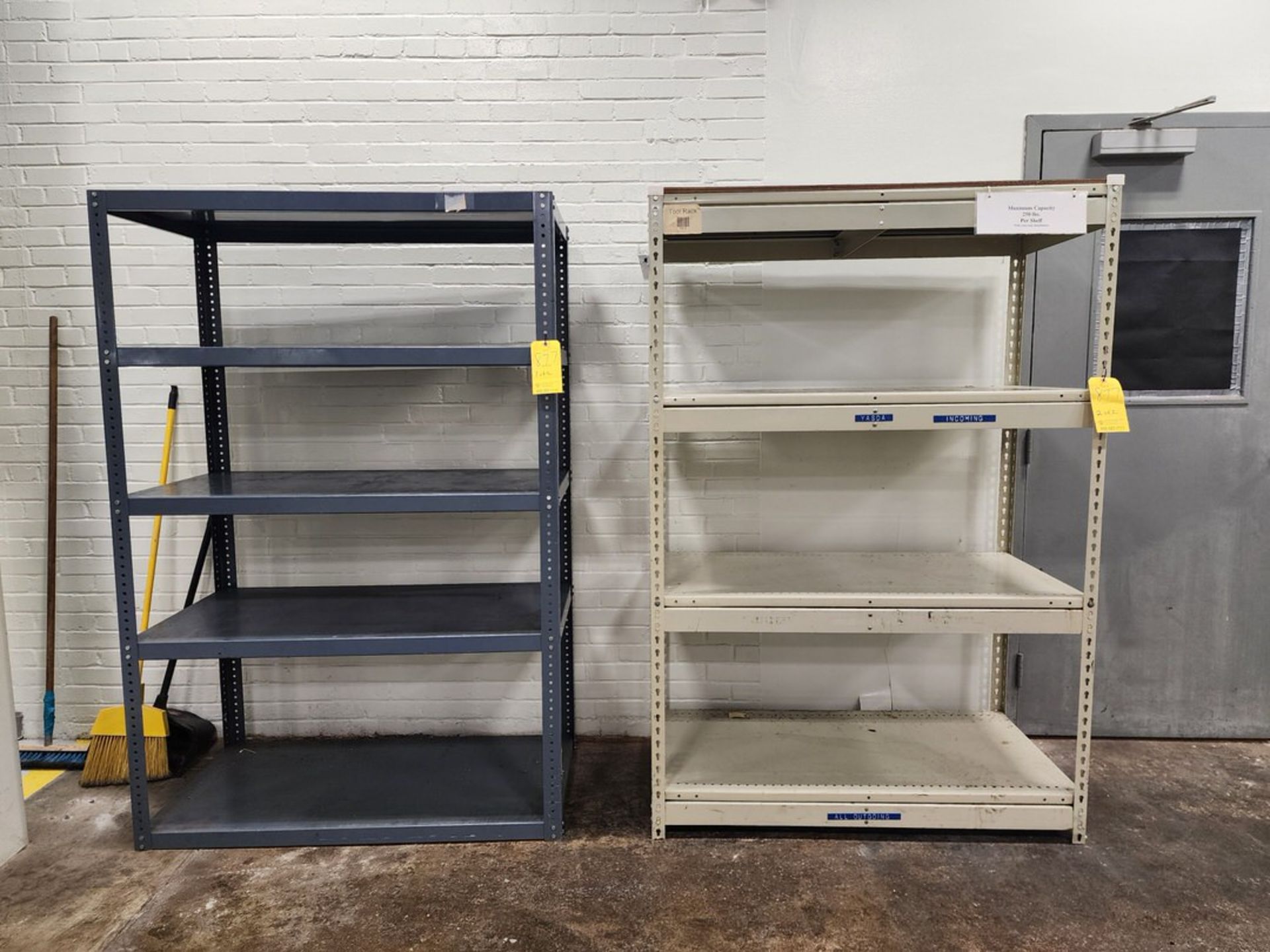 (2) Material Cabinets