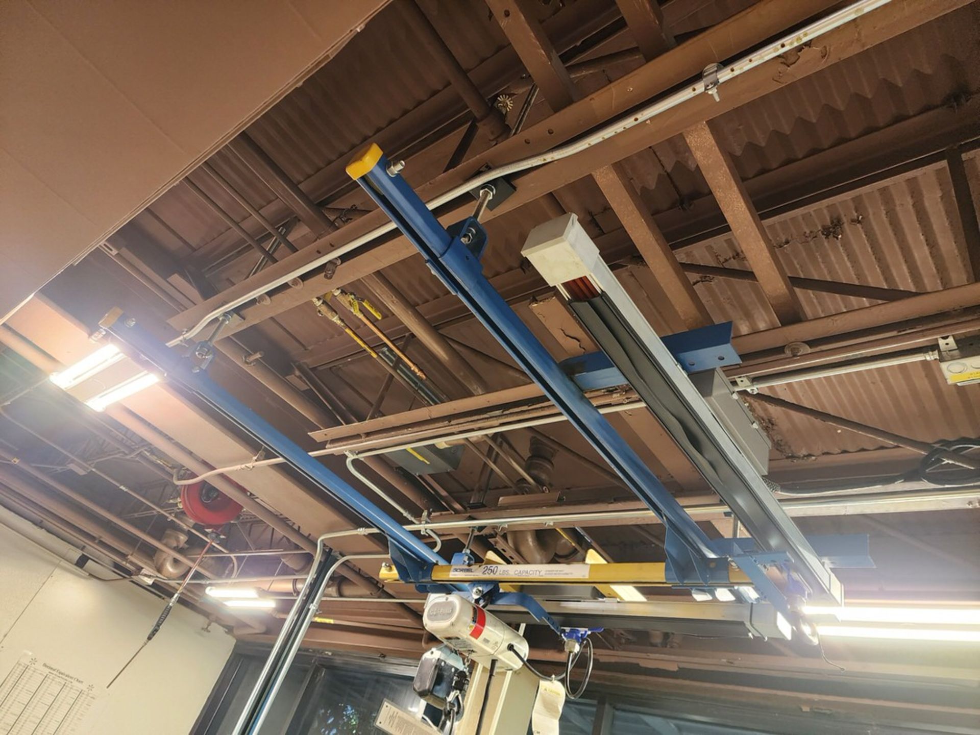 Gorbel 1/4 Ton Overhead Crane 60"x60" - Image 3 of 9