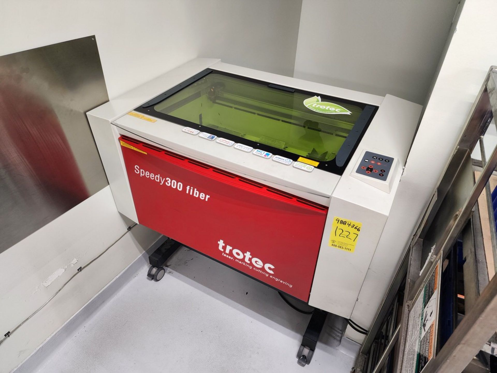 Trotec Speedy 300 Fiber Laser Marking Cutting Engraving Machine (Asset# 9884366) - Image 3 of 8