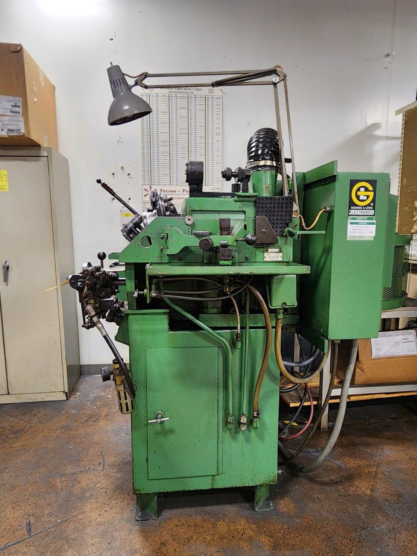 G&L Tool Cutter Grinder W/ Tooling; Dust Collector & Material Cabinet - Image 11 of 34