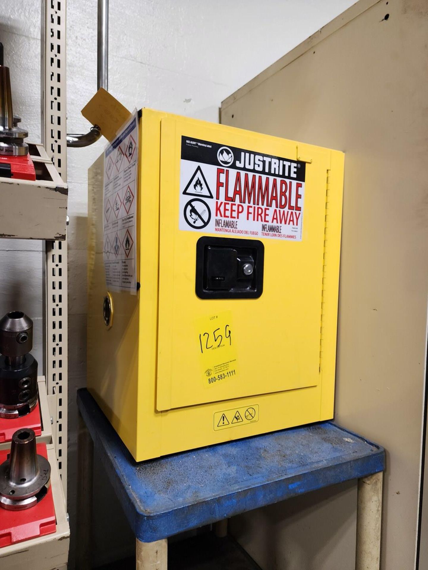 Just-Rite Safety Storage Cabinet - Image 2 of 2