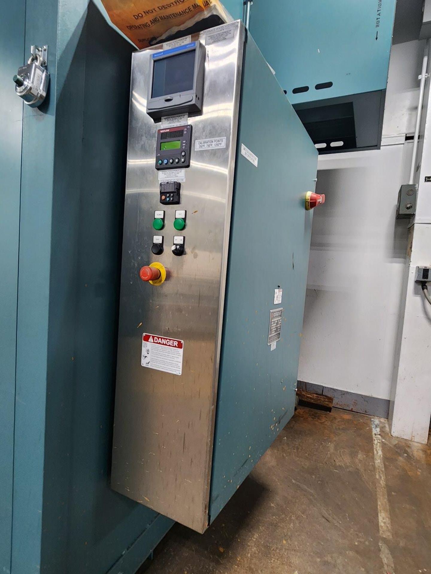 Grieve HC-1250 Oven 120kW, 1250F Max Temp - Image 8 of 12