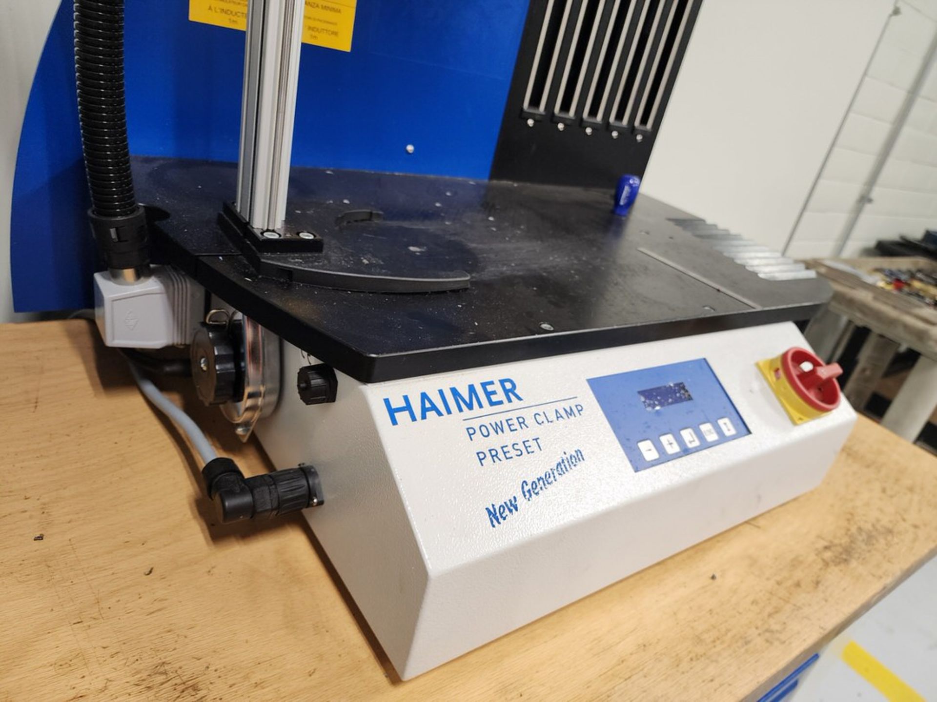 Haimer New Generation Power Clamp Preset Machine W/ Controller; W/ Tooling - Image 10 of 13
