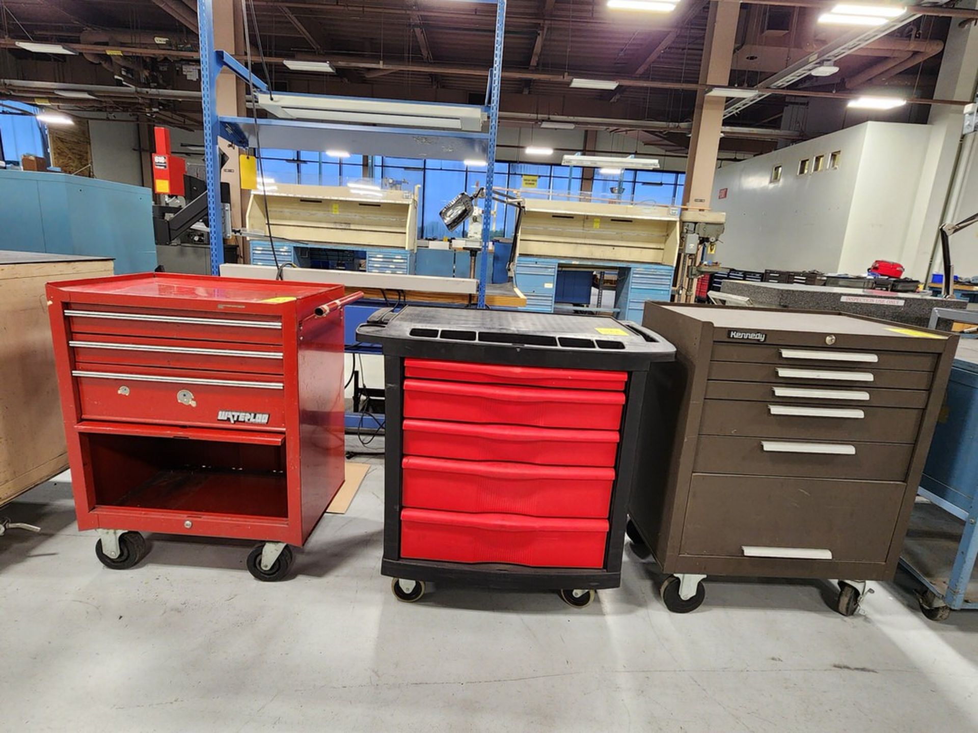 (3) Assorted Rolling Tool Cabinets