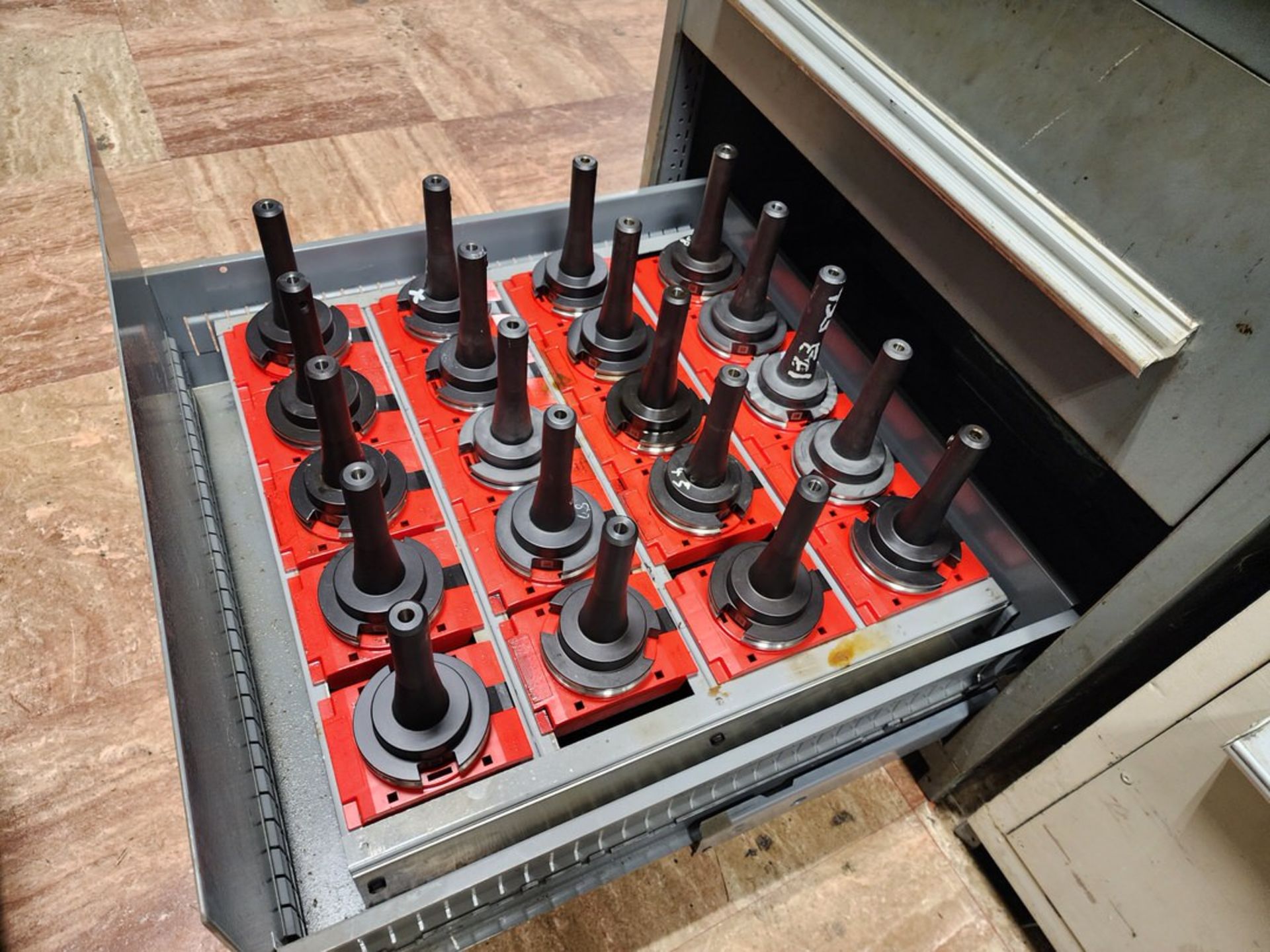 Lista Modular Matl. Cabinet W/(45) BT50 Tapers; W/ Sandvik Tooling - Image 8 of 8