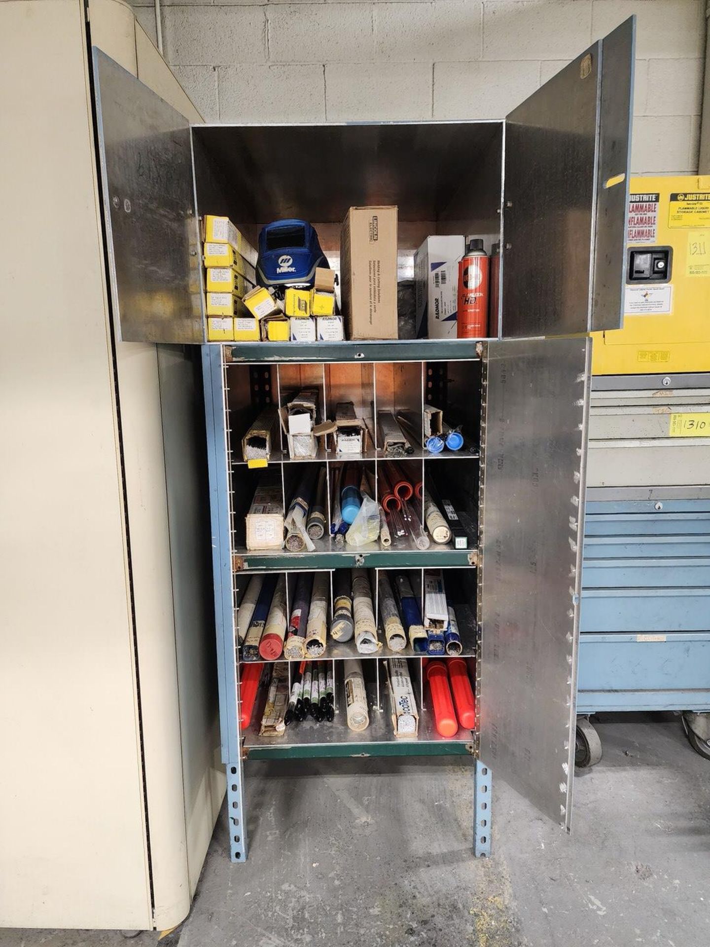 Material Cabinet W/ Welding Contents - Image 2 of 31