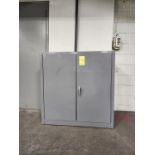 2-Door Matl. Cabinet W/ Welding Contents