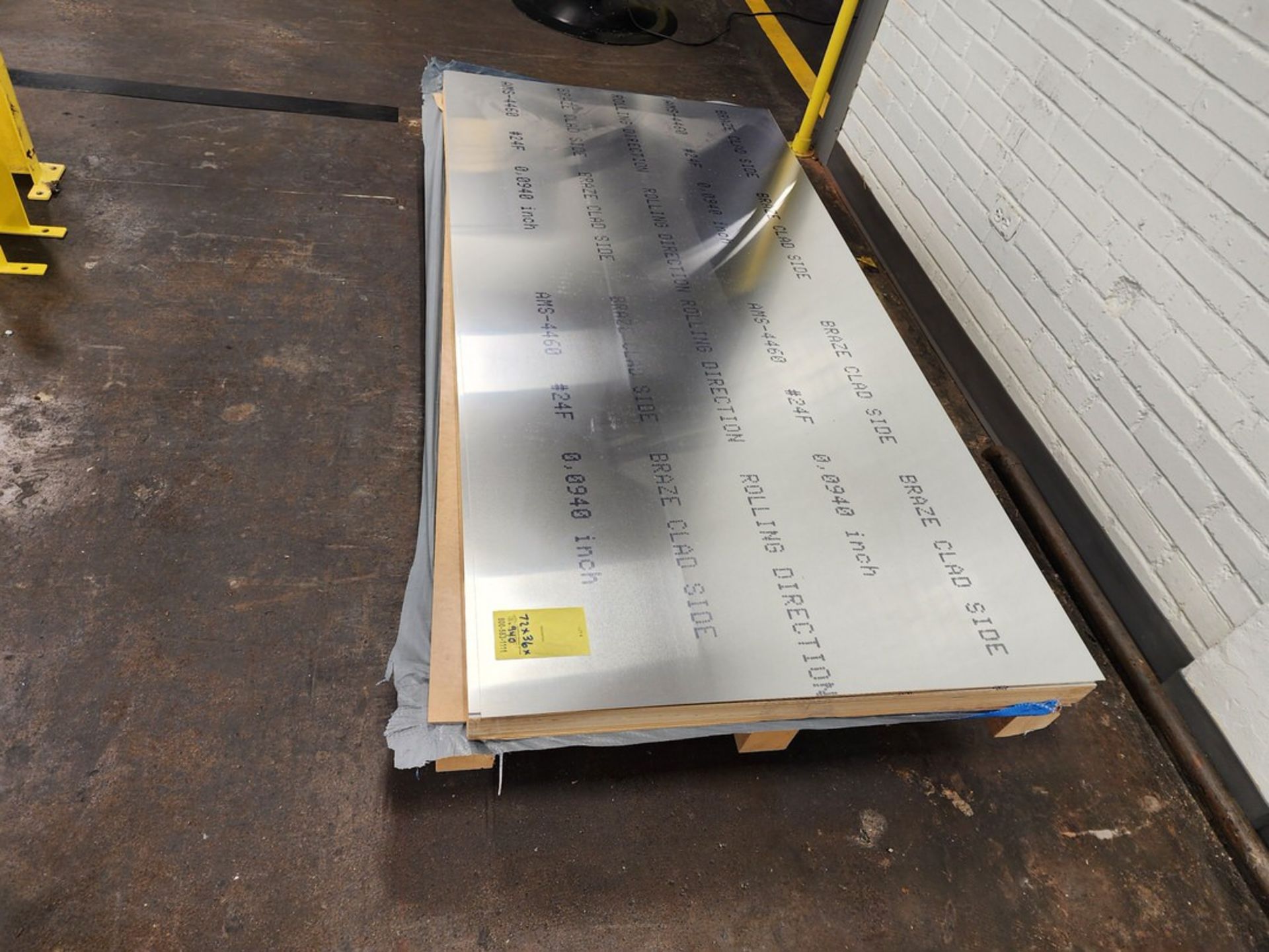 Sheet Metal 72" x 36" x .940" Gr: AMS-4460 - Image 2 of 6