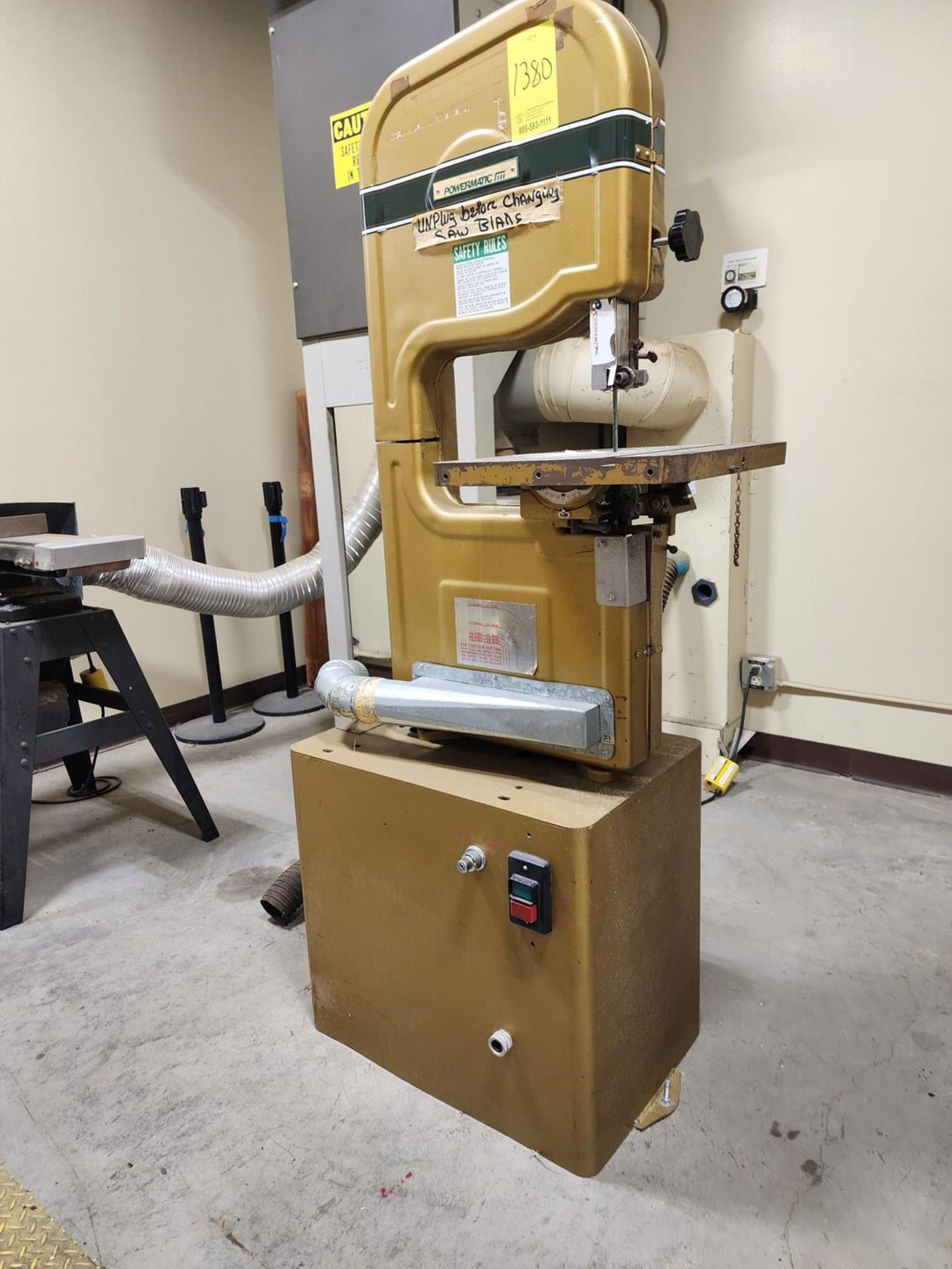 Powermatic 141 Bandsaw - Image 2 of 6