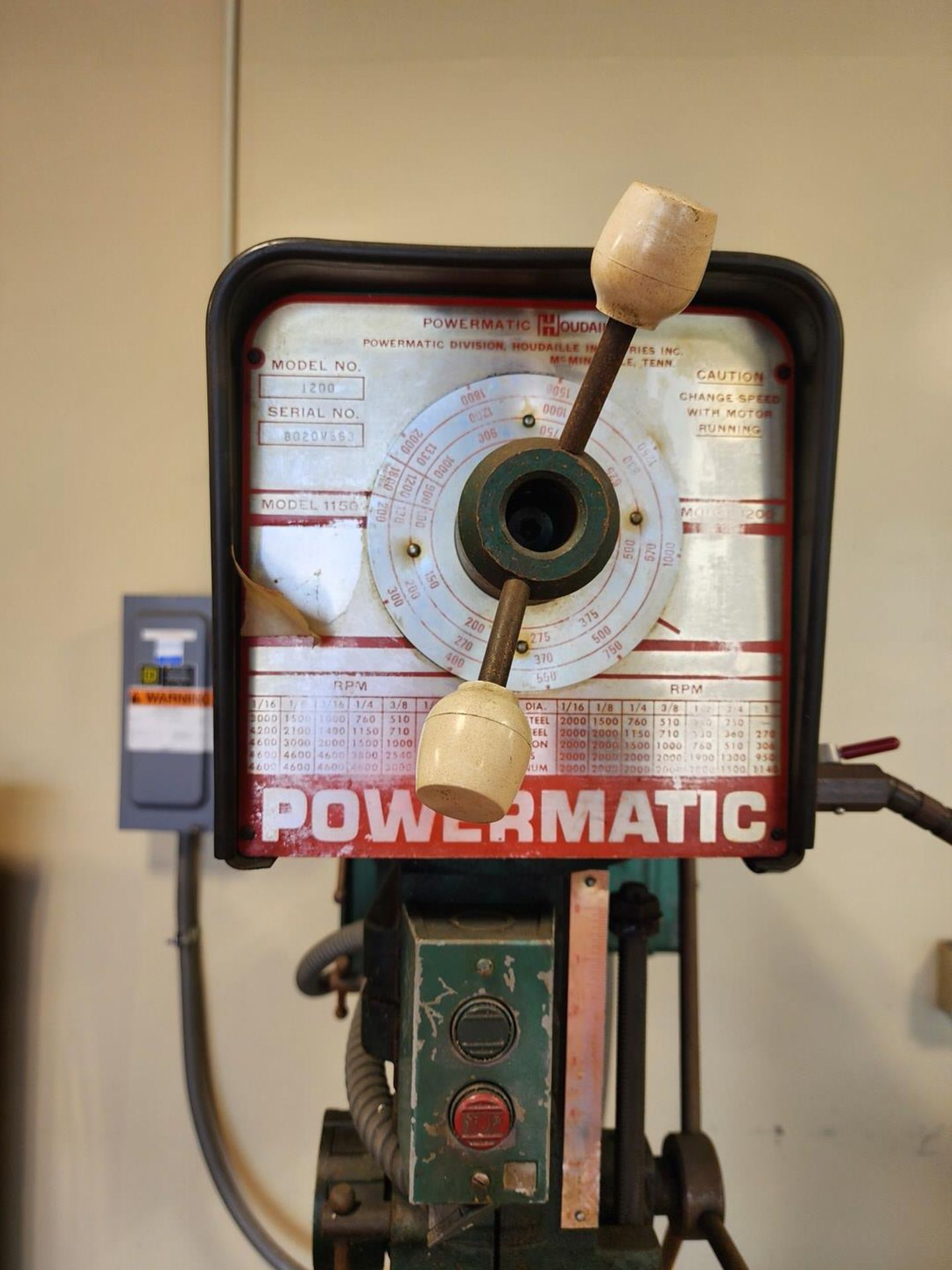 Powermatic 1200 20" Drill Press - Image 5 of 6