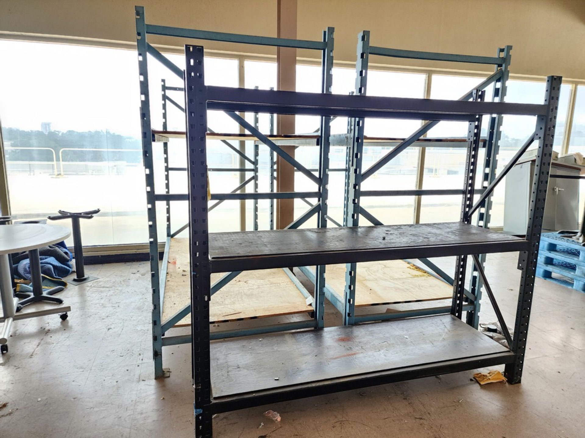 (4) Sections Of Pallet Racks (8) 96" Crossbeams, (4) 84-1/2" x 45" Uprights; (6) 72" Crossbeams; ( - Image 2 of 6