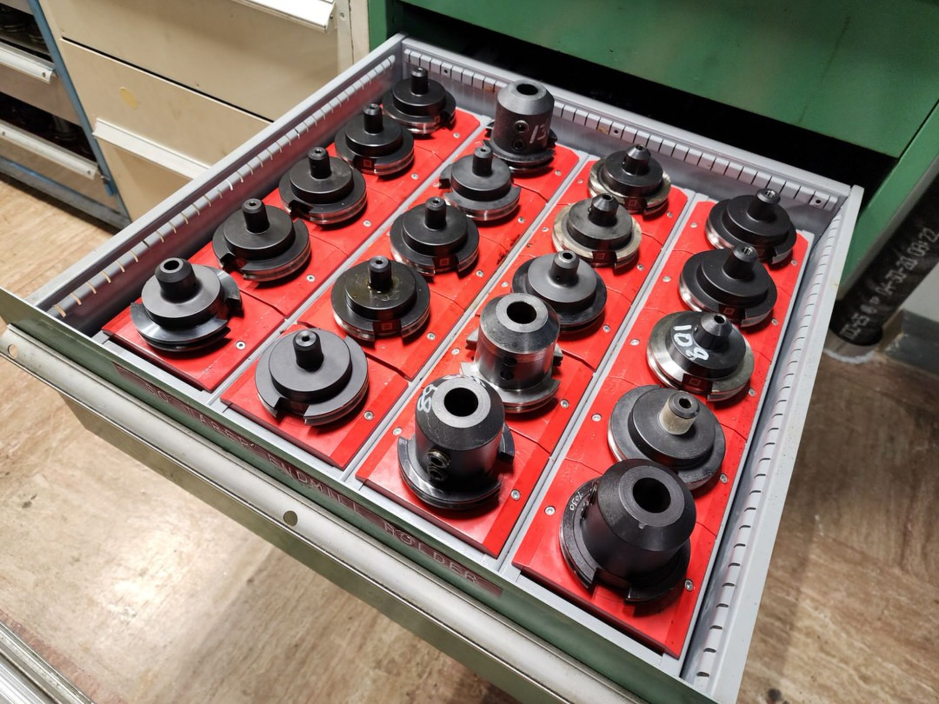 Lista Modular Matl. Cabinet W/ (62) BT50 Tapers - Image 5 of 6