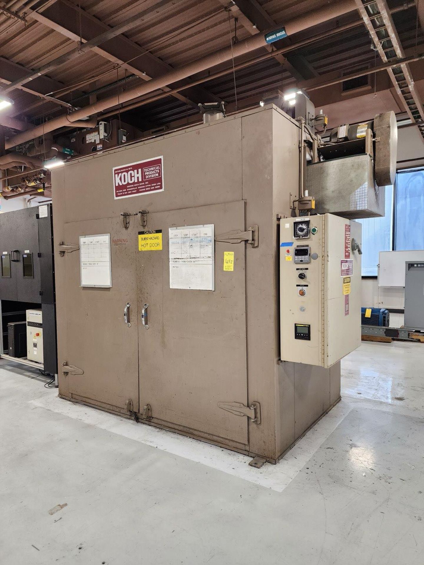 Koch HBE-645 Batch Oven Max Temp: 500F, Size: 6' x 4' x 5' (Asset# 116059 - Image 2 of 11