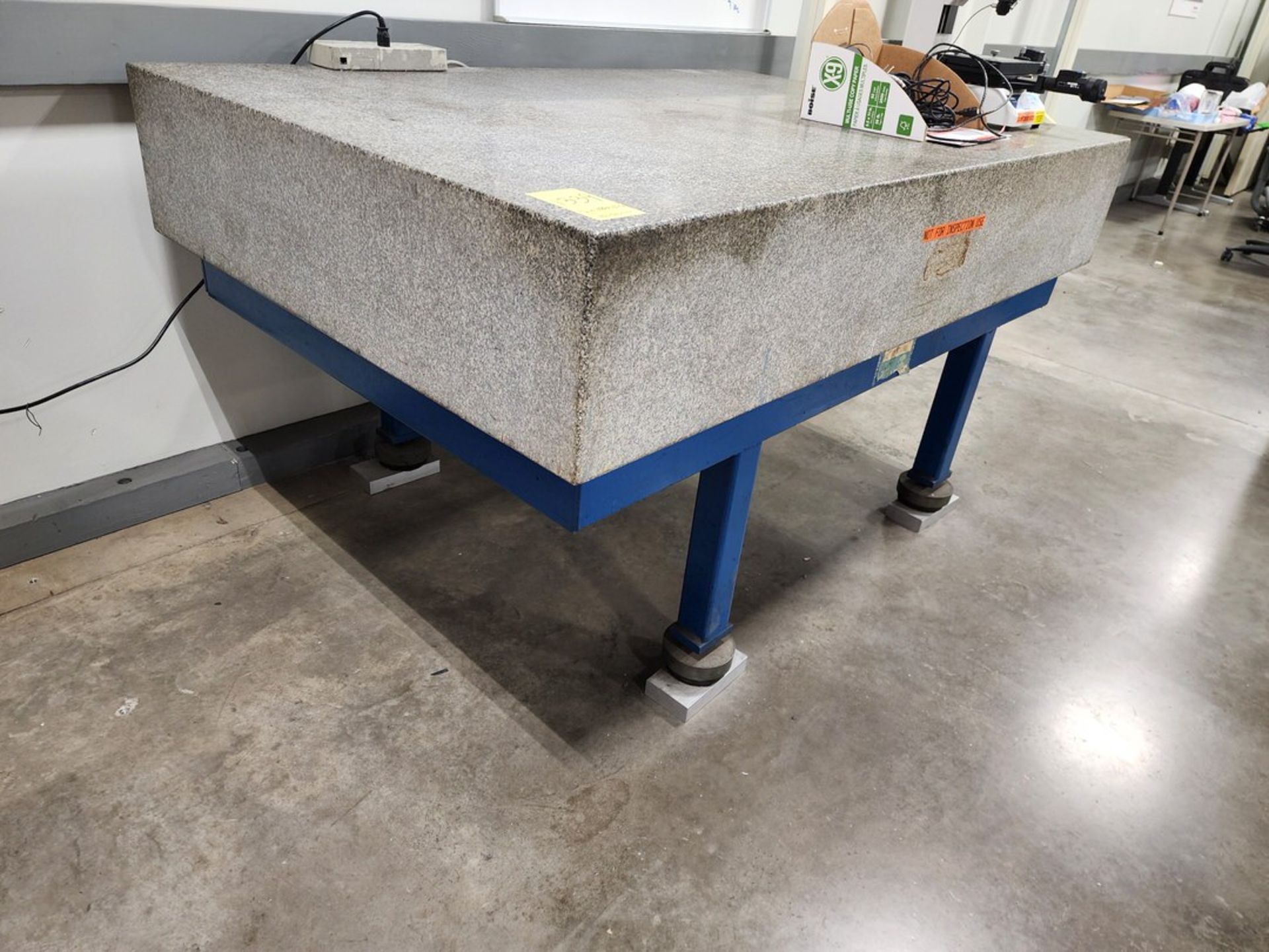 Surface Granite Plate 72" x 48" x 12-1/2" W/ Stand (Asset# 1082733)