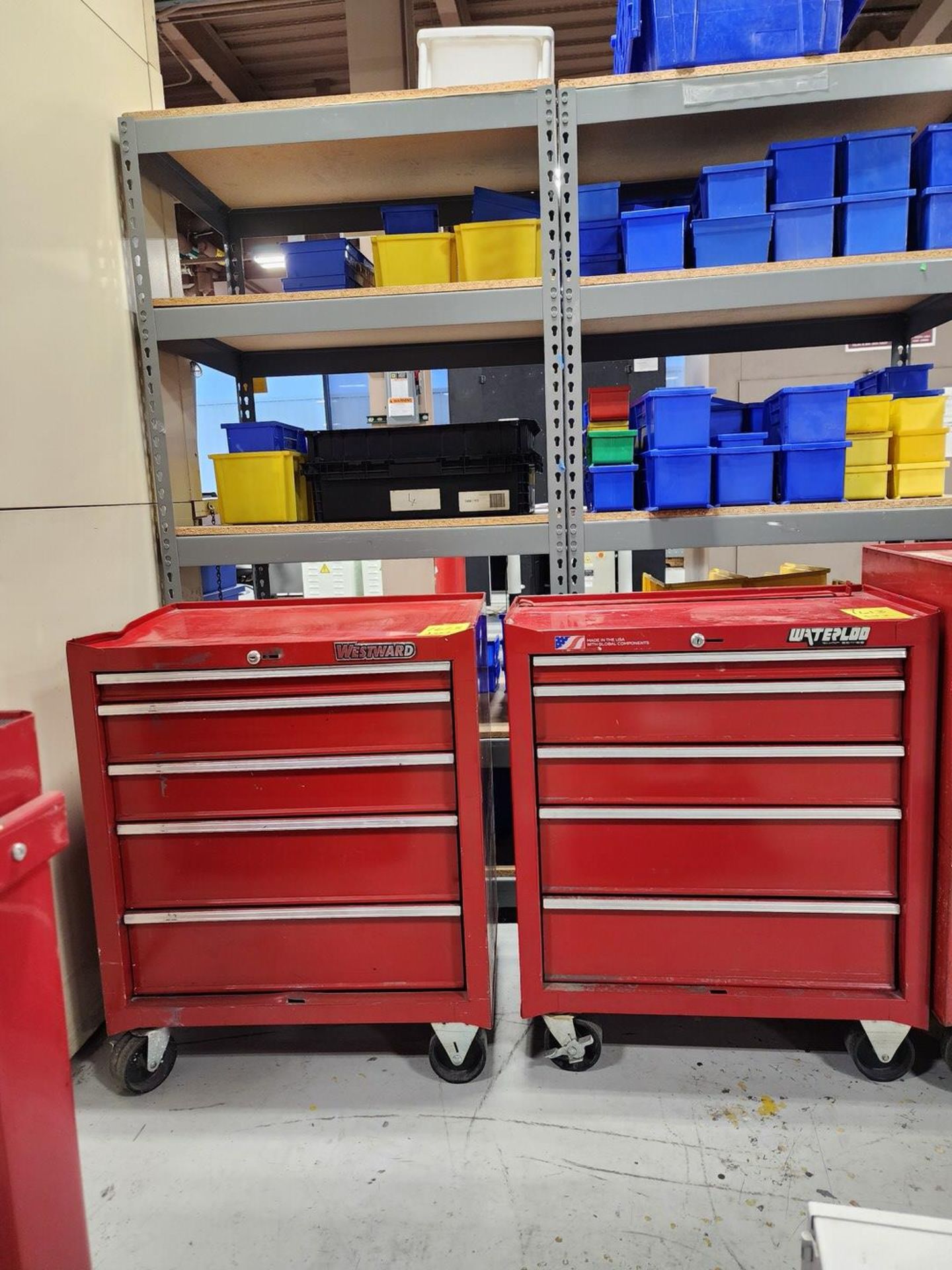 (2) Assorted Rolling Tool Boxes - Image 2 of 3