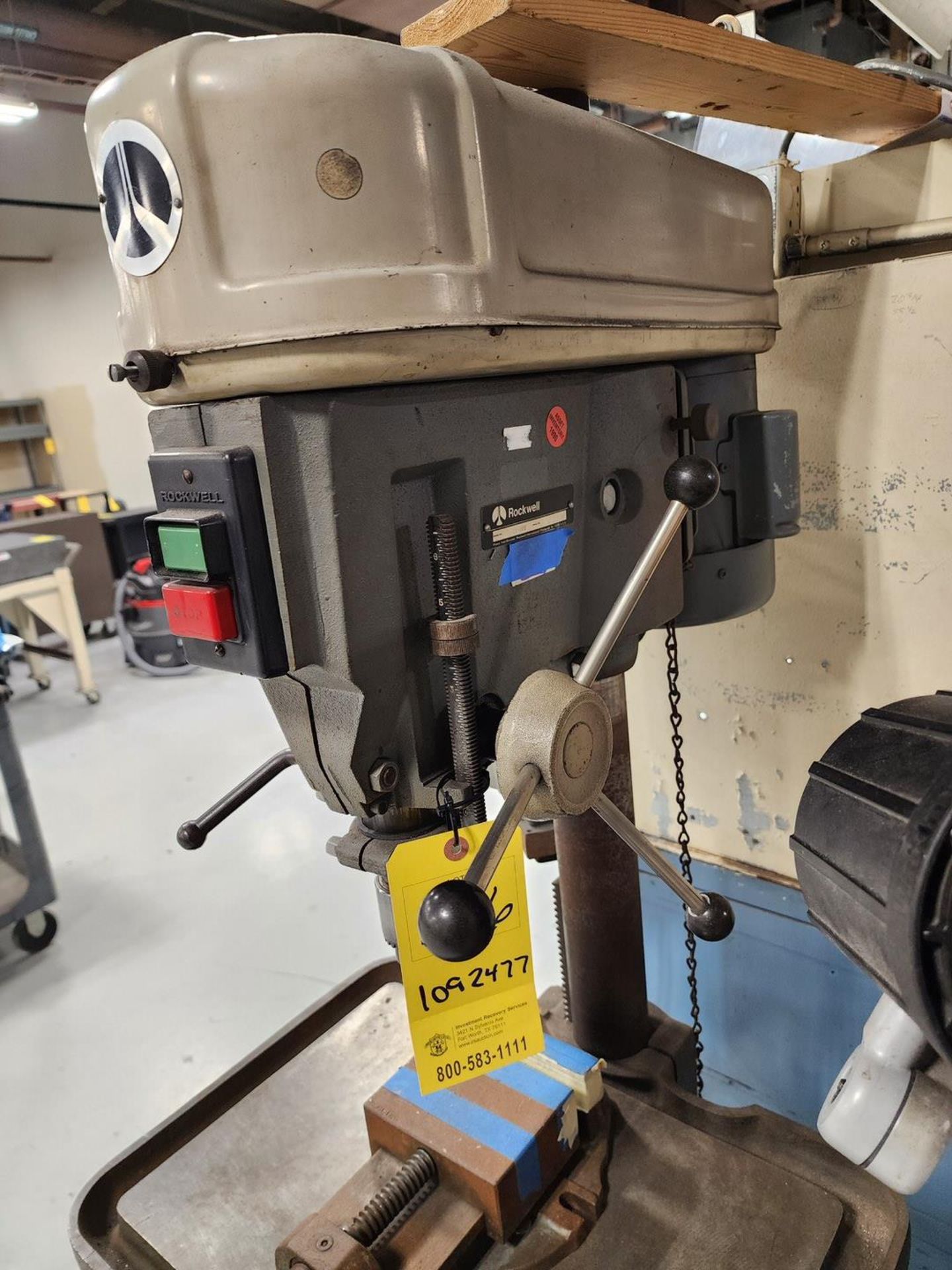 Rockwell Drill Press W/ 5" Vise - Image 5 of 6