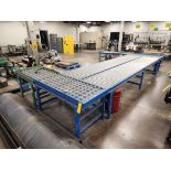 (4) Assorted Roller Conveyors (1) 105"L x 26-3/4" Feed; (1) 132"L x 26-3/4" Feed; (2) 168"L x 27"