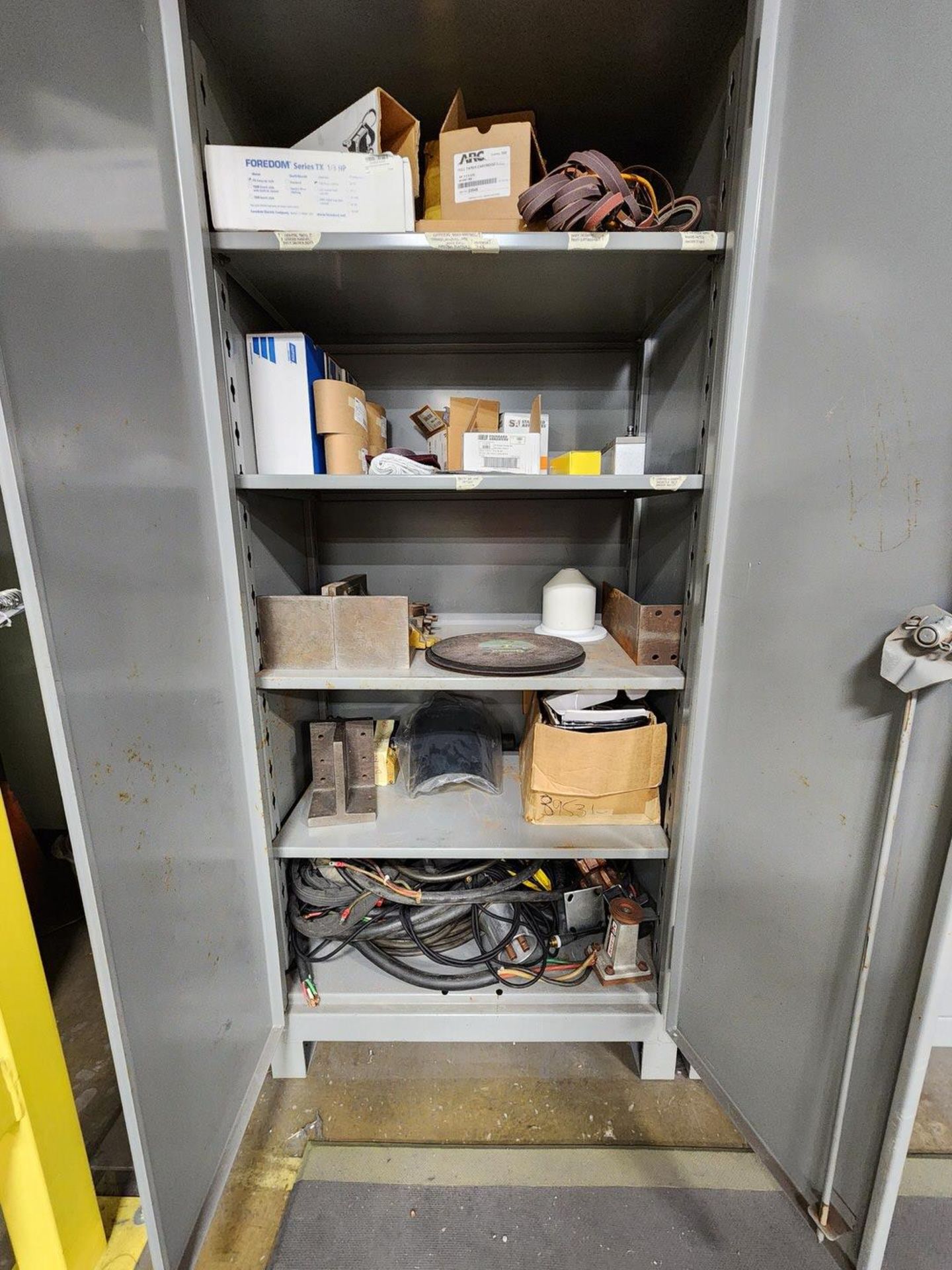 Lyon 2-Door Matl. Cabinet W/ Welding Contents - Image 3 of 19