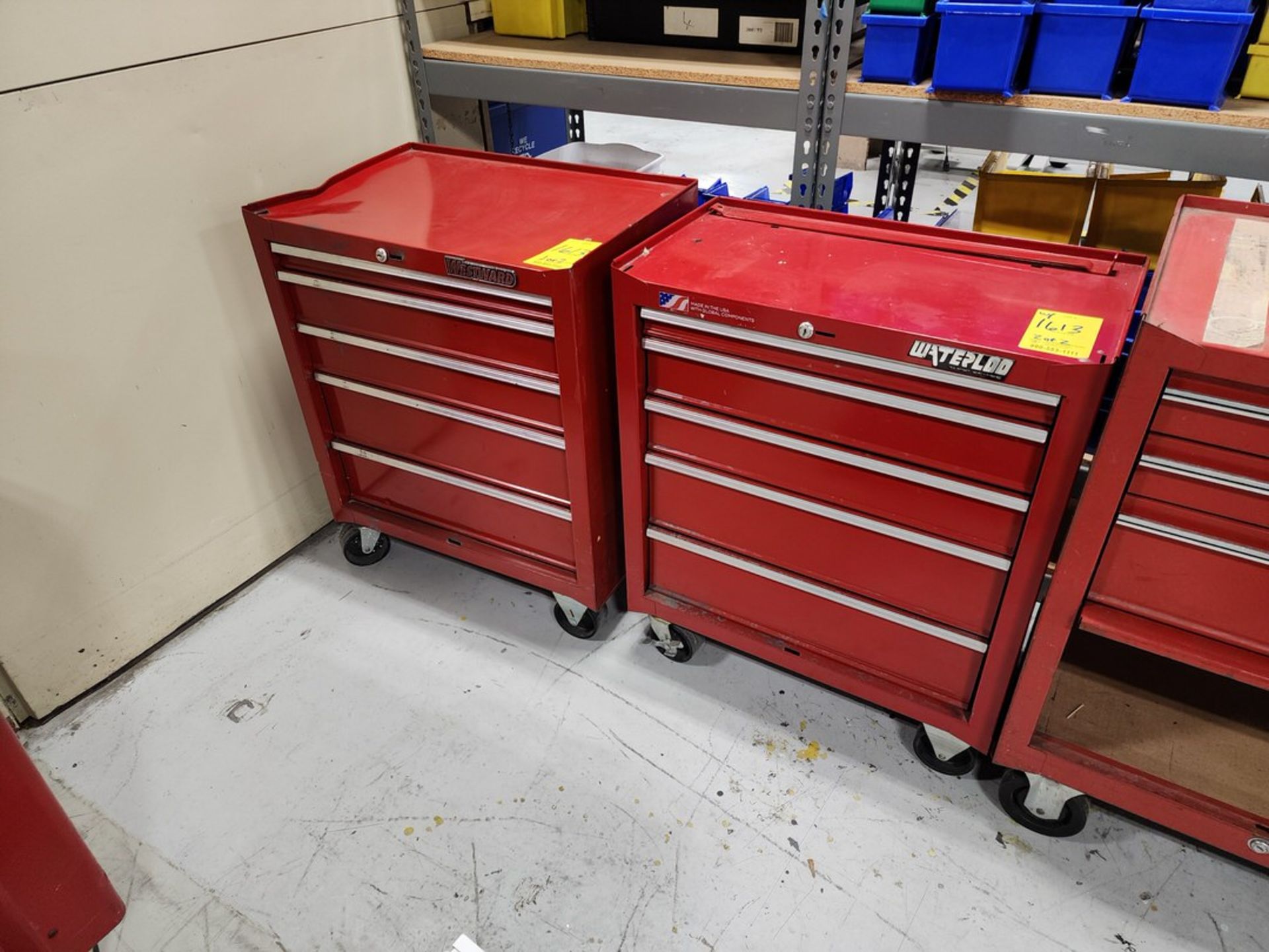 (2) Assorted Rolling Tool Boxes - Image 3 of 3