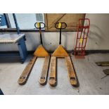 (2) Pallet Jacks W/ Dollie