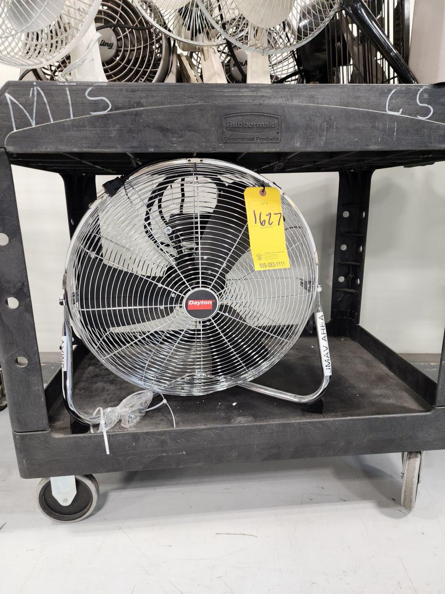 Assorted Fans W/ Cart - Image 2 of 6