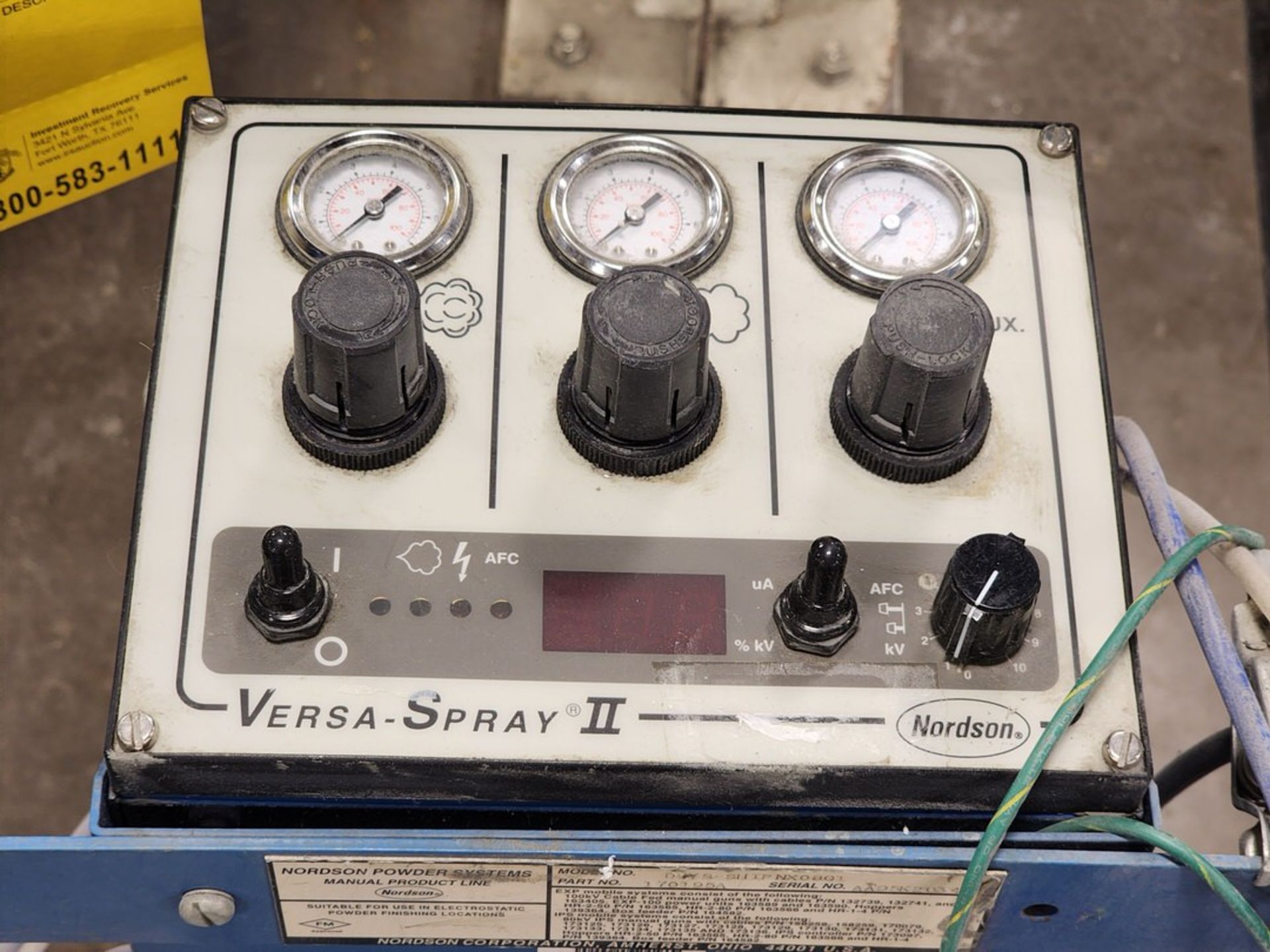 Nordson Versa-Spray II Paint Sprayer - Image 6 of 9