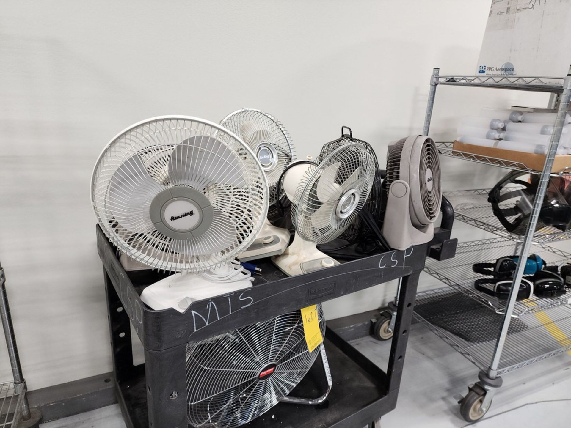 Assorted Fans W/ Cart - Image 5 of 6