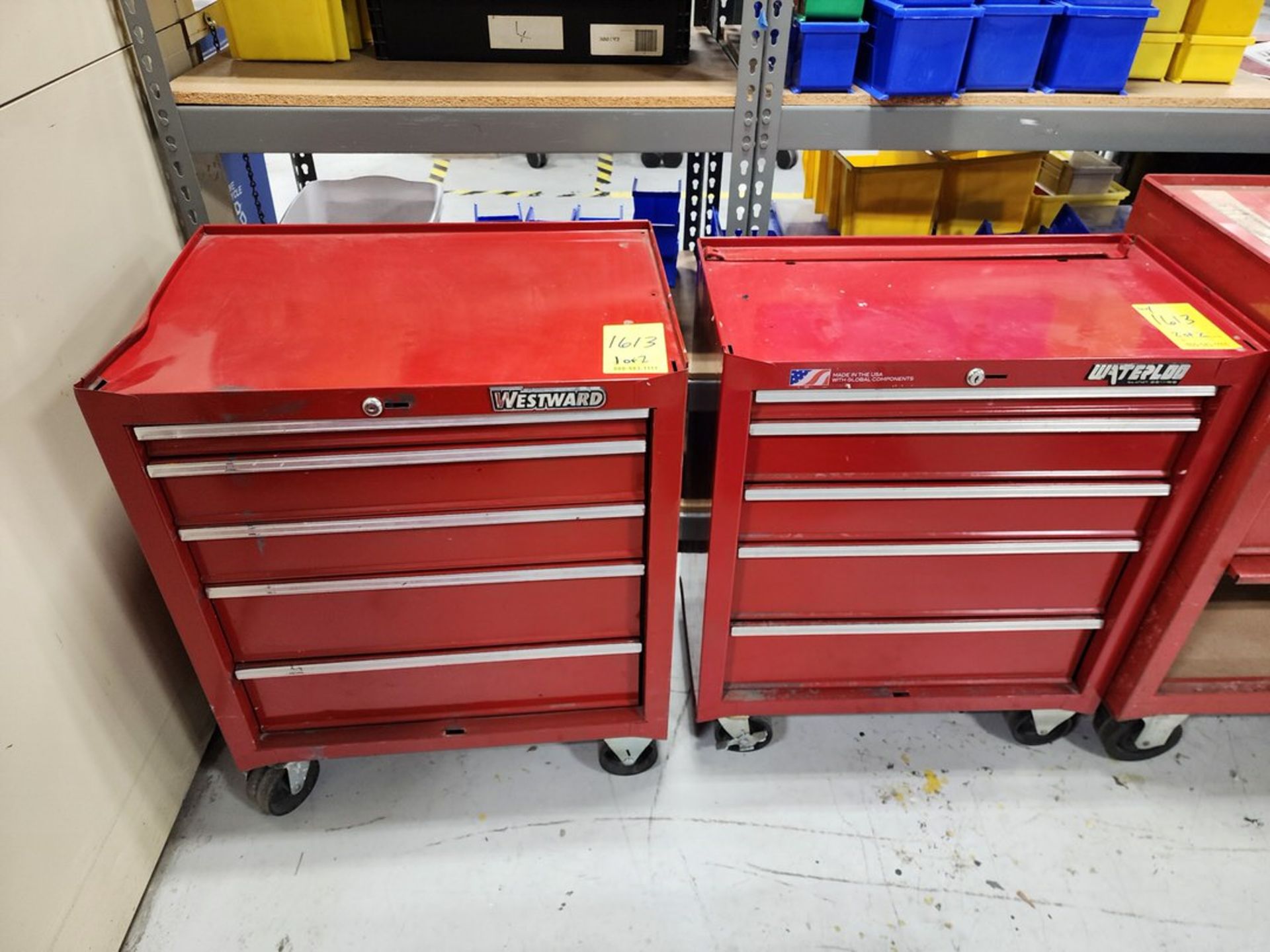 (2) Assorted Rolling Tool Boxes