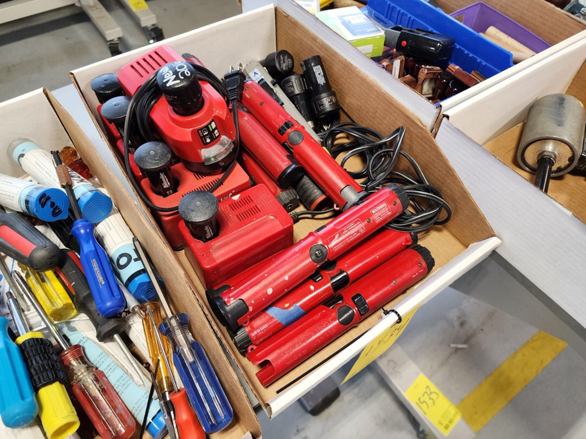 Milwaukee 2-Speed Screwdrivers W/ Assorted Chargers - Image 8 of 8