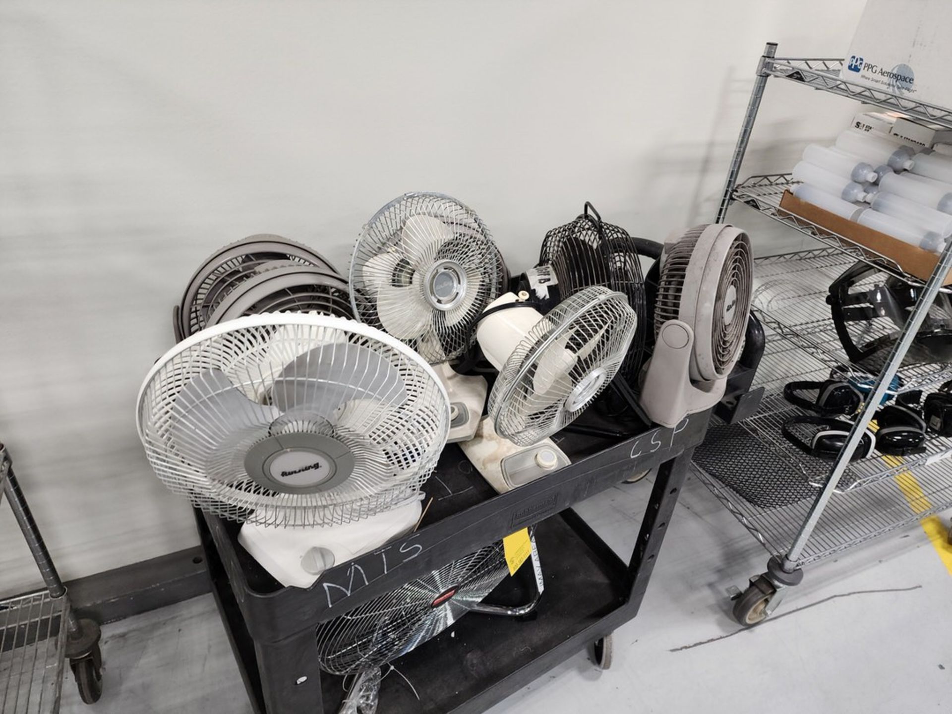 Assorted Fans W/ Cart - Image 4 of 6
