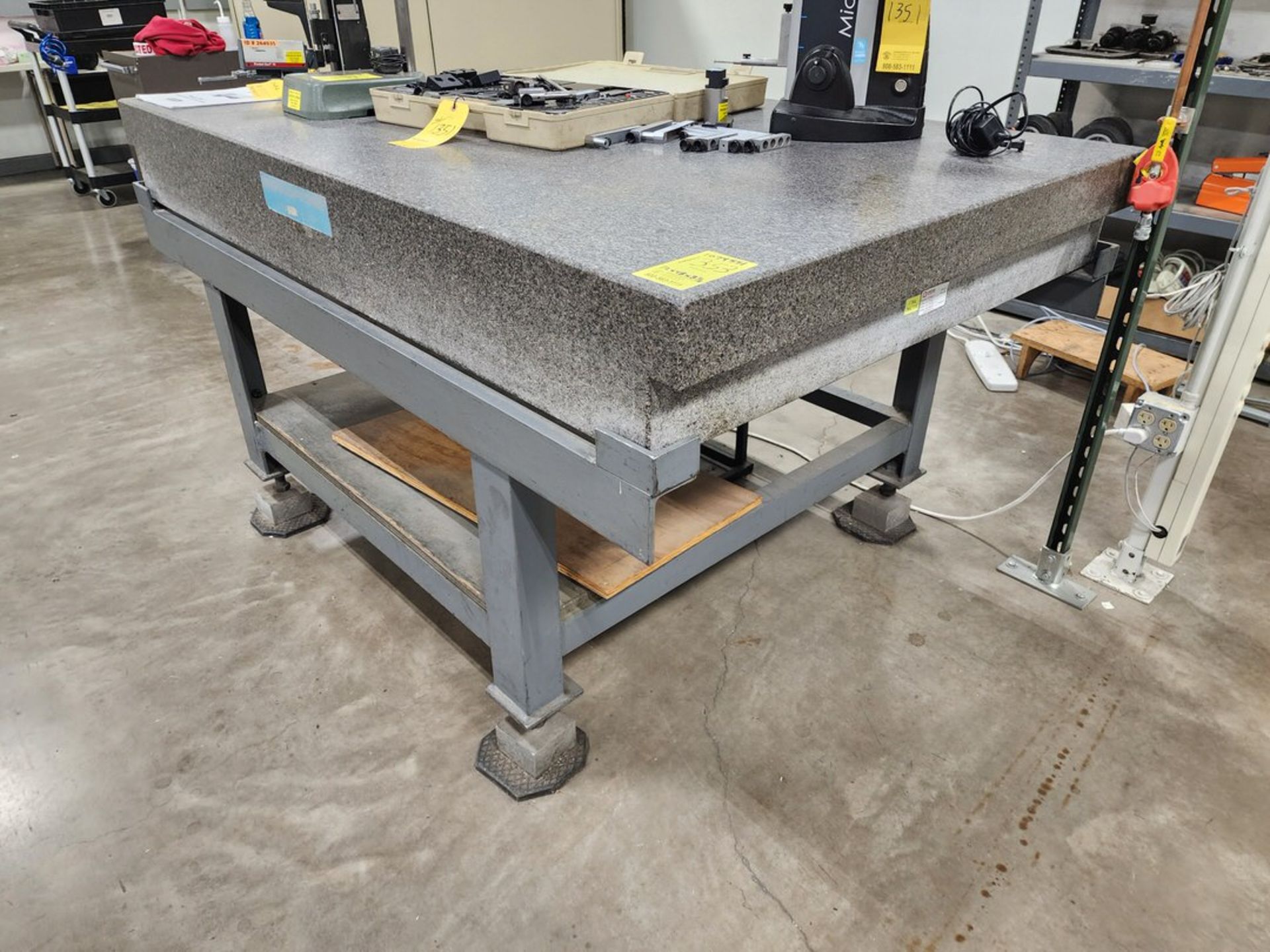 Surface Granite Plate 72" x 48" x 8-1/2" W/ Stand (Asset# 1074551) - Image 2 of 3