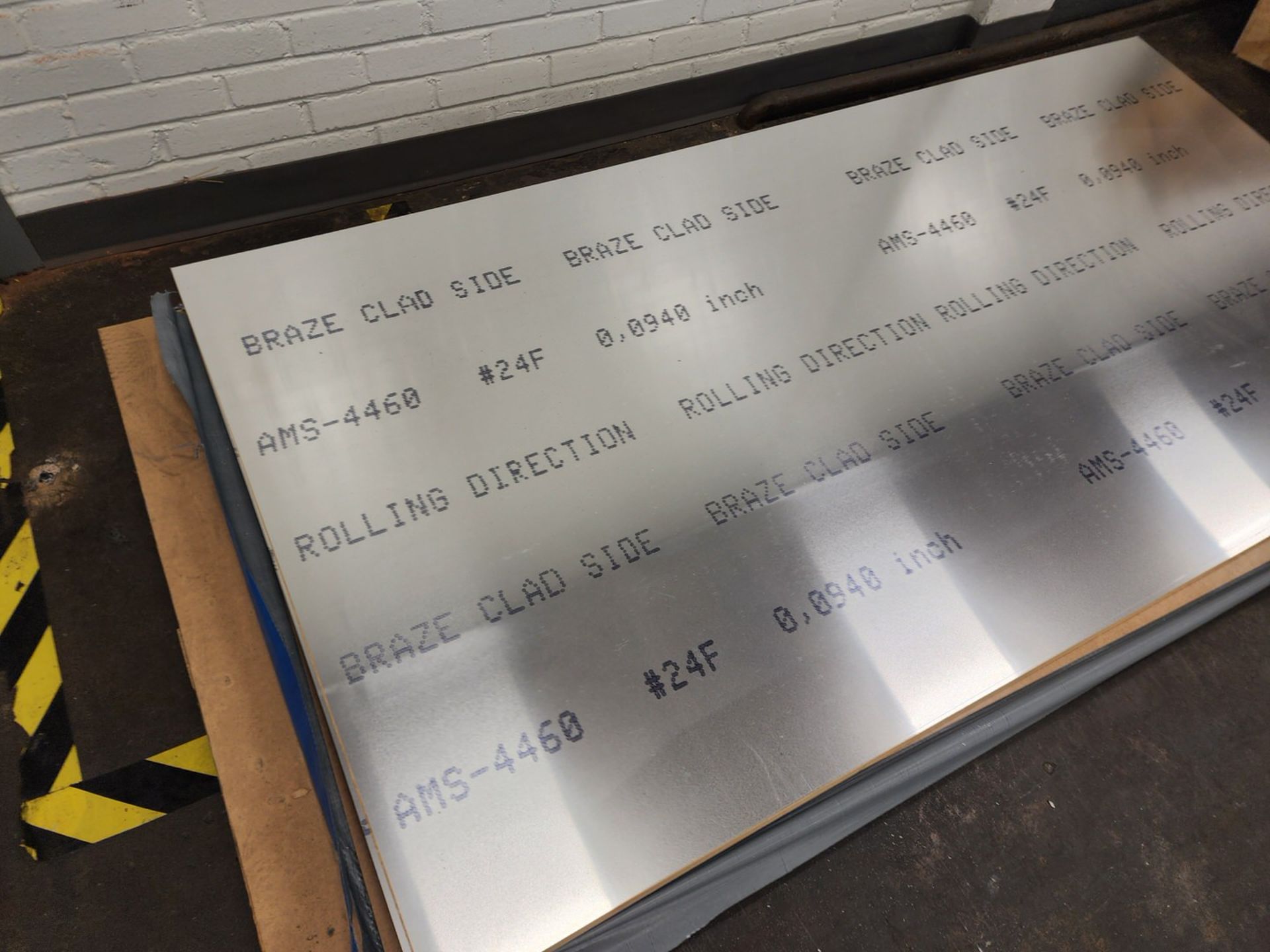 Sheet Metal 72" x 36" x .940" Gr: AMS-4460 - Image 3 of 6