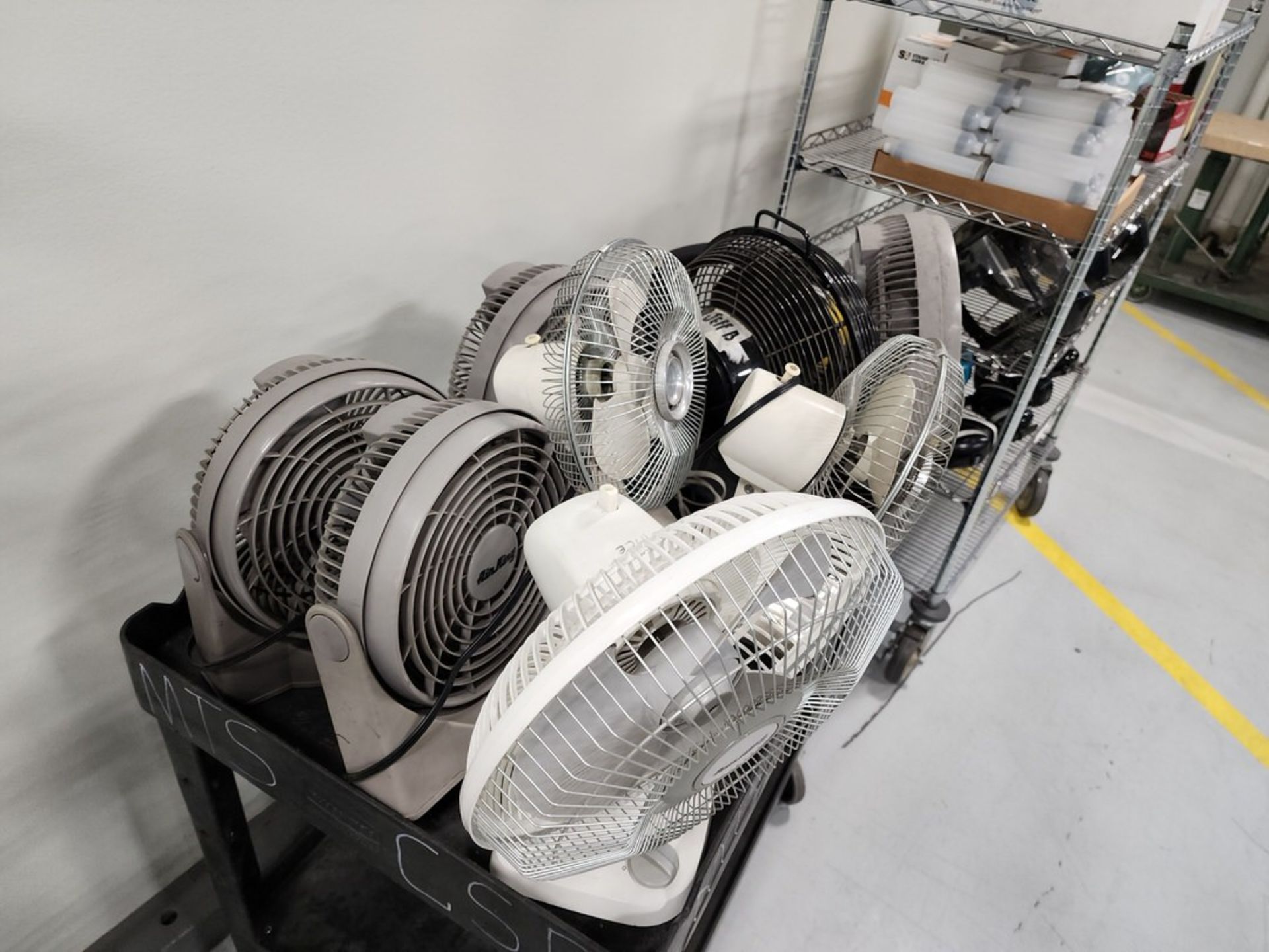 Assorted Fans W/ Cart - Image 6 of 6
