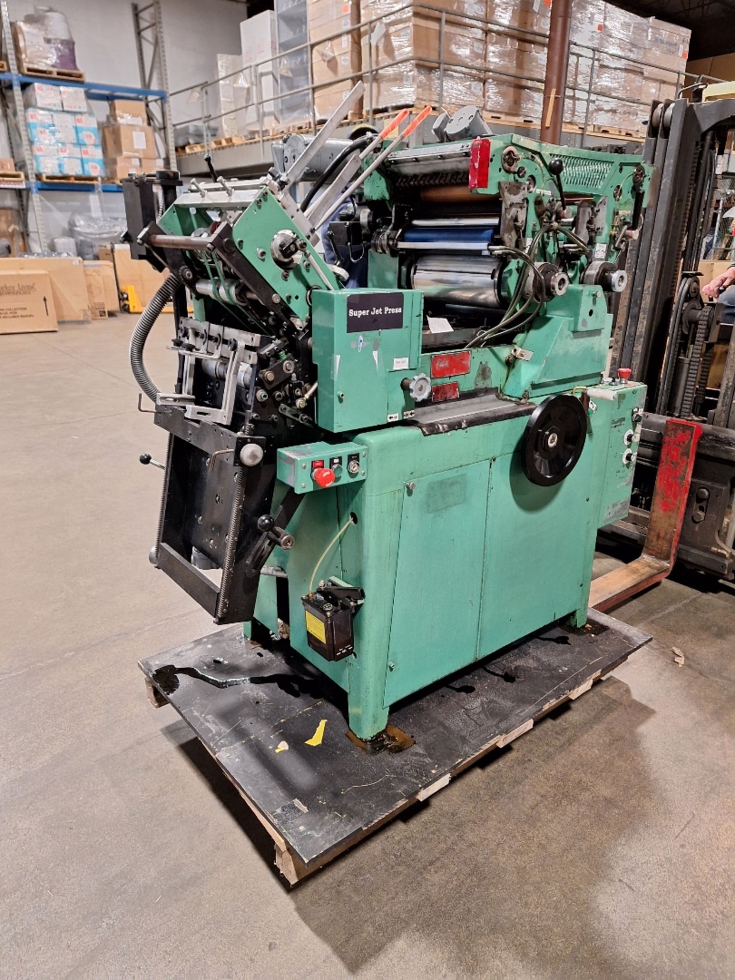 Halm 2 Color Jet Press. This lot is located in Binghamton, NY 13901