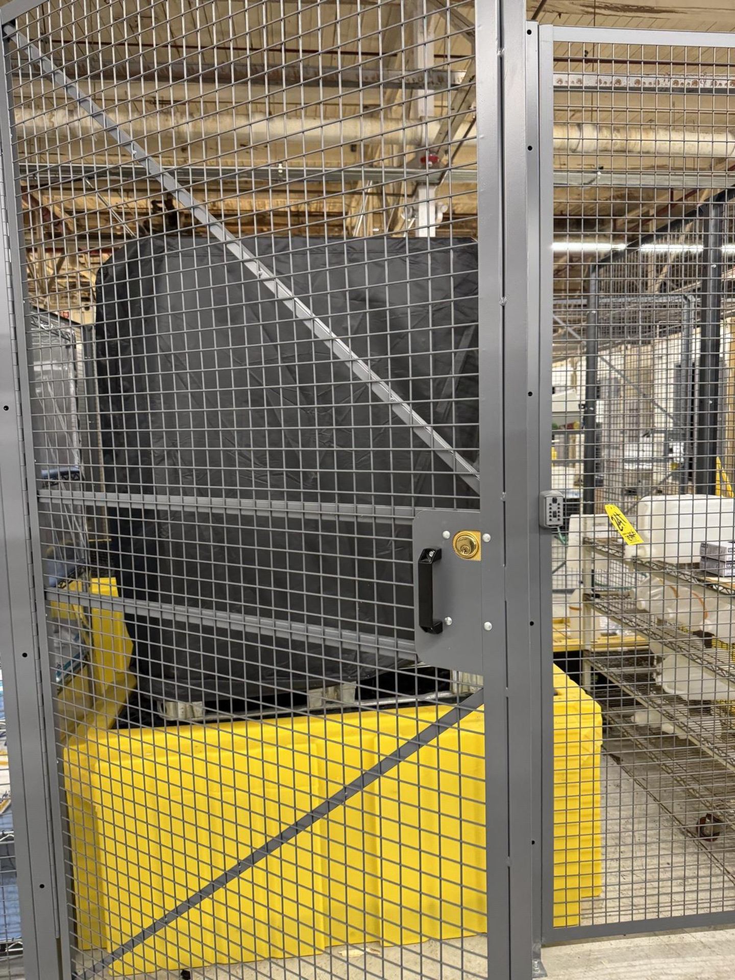 12.5' x 17' x 8'H 2 Door Safety Cage - Image 2 of 4