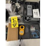 LOT Asst. Meters Including Omega HHFIIA Digital Air Flow Meter, Chaun Lu Lab Mic, Apogee Meter,