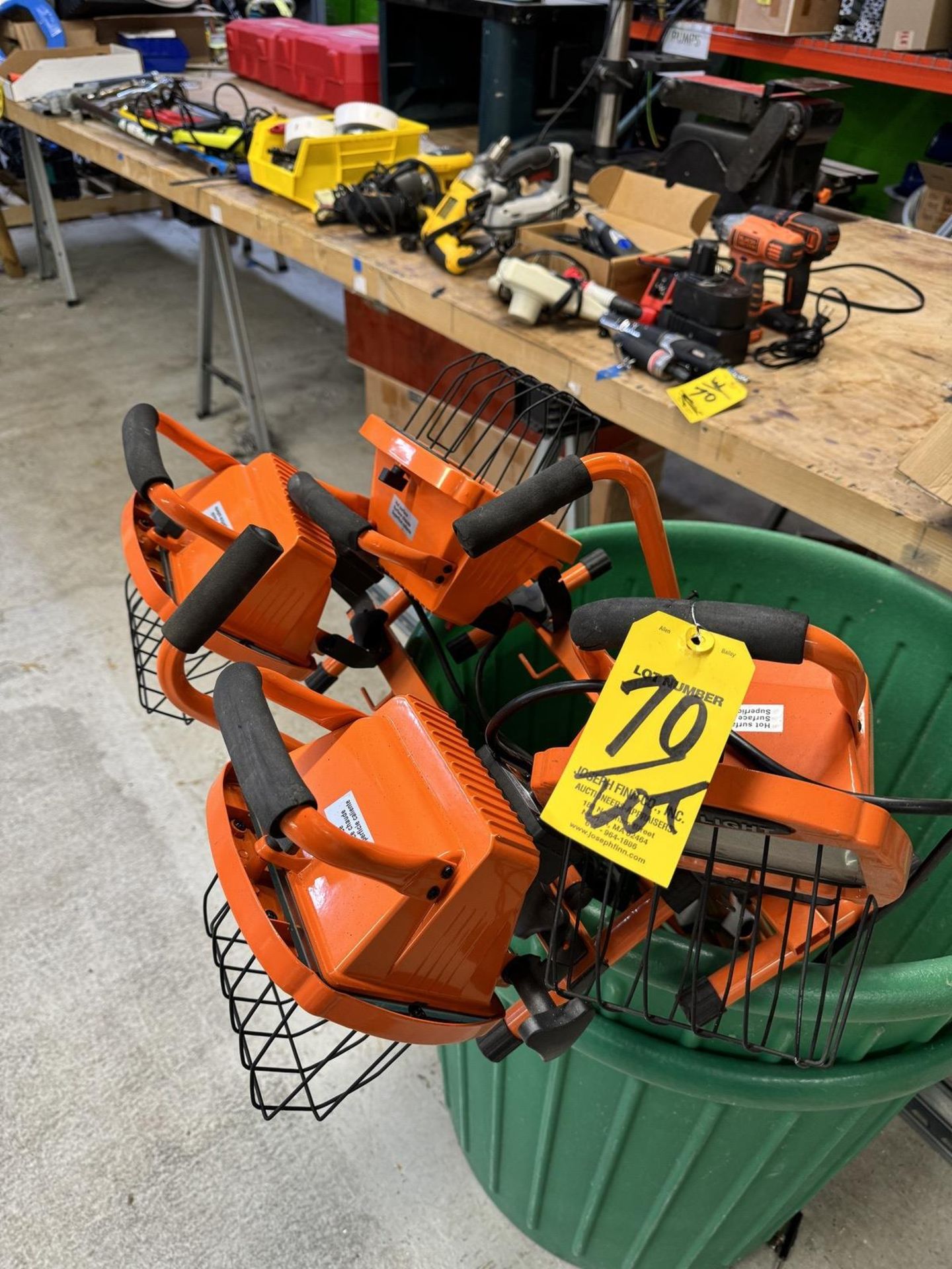 Lot Shop Lights, Handtools, Pneumatic Tools, Engravers, Heat Guns, Hole Saw Blades, Vises, Bolt