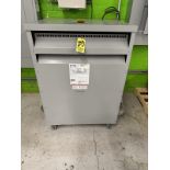 2017 Eaton V48M28T7516 Transformer Type DT-3, 75 KVA, 3 Phase