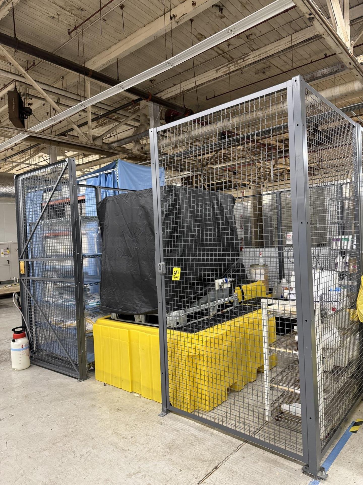 12.5' x 17' x 8'H 2 Door Safety Cage